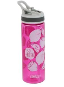 Opakowanie Bidon ze słomką różowy STRIGO