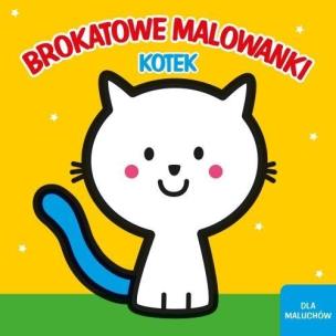 Okładka książki Brokatowe malowanki. Kotek