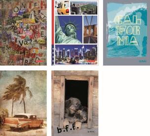 Okładka książki Brulion 96 w linie A5 Chillout