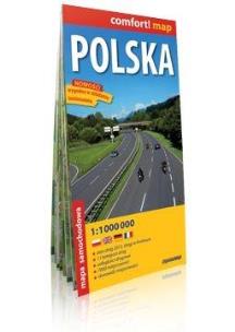 Okładka książki Comfort!map Polska 1:1 000 000 mapa w.2019