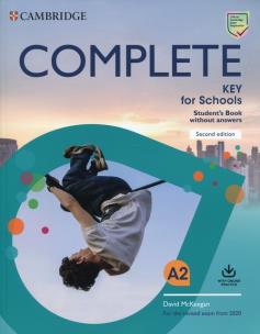 Complete Key for Schools A2 Student's Book without answers. Autor: McKeegan David. Multiszop.pl Okładka książki Complete Key for Schools A2 Student's Book without answers