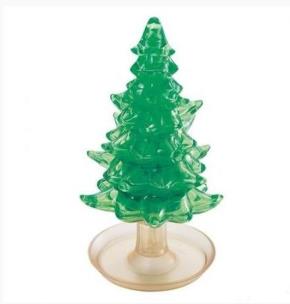 Opakowanie Crystal puzzle duże Choinka