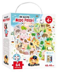 Opakowanie CzuCzu Ale puzzle mapa Polski 4+