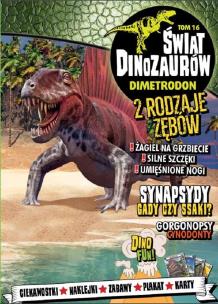 Okładka książki DIMETRODON ŚWIAT DINOZAURÓW TOM 16