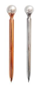 Opakowanie Długopis srebrny/złoty perła