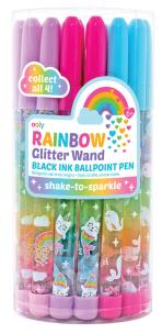 Opakowanie Długopisy Tęczowa Brokatowa Różdżka mix 24 sztuki