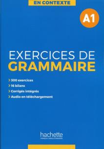 Okładka książki En Contexte Exercices de grammaire A1 podr+klu