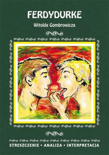 Ferdydurke Witolda Gombrowicza. Autor: Anna Mądry. Multiszop.pl Okładka książki Ferdydurke Witolda Gombrowicza