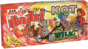 GRA 2W1 KOT KTÓRY CHODZIŁ W BUTACH WILK I DZIEWCZYNKA. Wydawca: Fan. Multiszop.pl Opakowanie GRA 2W1 KOT KTÓRY CHODZIŁ W BUTACH WILK I DZIEWCZYNKA