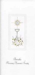 Opakowanie Karnet Komunia Kielich srebrny MAK