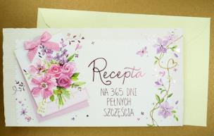 Opakowanie Karnet Życzenia z kopertą