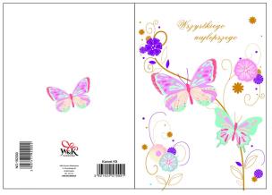 Opakowanie Kartka okolicznościowa NO:192000