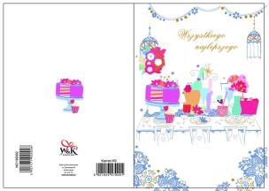 Opakowanie Kartka okolicznościowa NO:192002