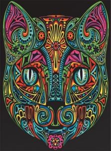 Opakowanie Kolorowanka Welwetowa 47x35 Kot