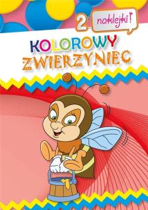 Okładka książki Kolorowy zwierzyniec 2