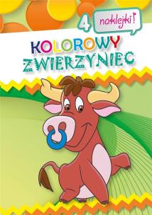 Okładka książki Kolorowy zwierzyniec 4