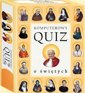 Okładka książki Komputerowy quiz o świętych cz.1
