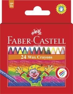 Opakowanie Kredki woskowe 24 kolory Faber-Castell