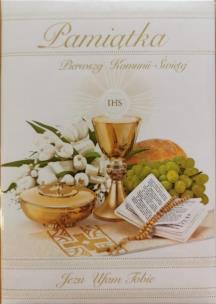 Opakowanie Książeczka brokat A5 Komunia wzór nr 016