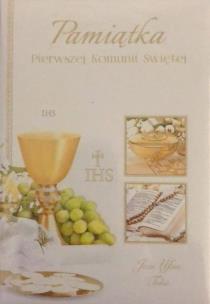 Opakowanie Książeczka brokat A5 Komunia wzór nr 017