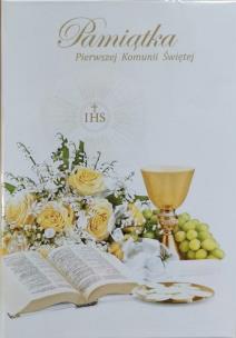 Opakowanie Książeczka brokat A5 Komunia wzór nr 019