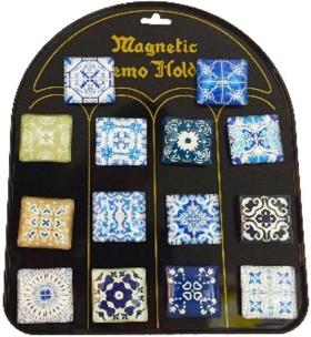 Opakowanie Magnes kwadrat Kafelki ROZETTE