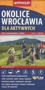 Okładka książki Mapa dla aktywnych - Okolice Wrocławia 1:100 000