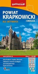 Okładka książki Mapa dla aktywnych - Powiat Krapkowicki 1:40 000
