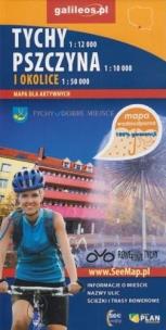 Okładka książki Mapa wodo. dla aktywnych- Tychy, Pszczna i okolice