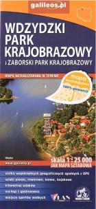 Okładka książki Mapa wodoodporna - Zaborski i Wdzydzki PK