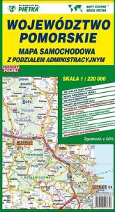 Okładka książki MAPA WOJ POMORSKIEGO - ADM-SAM 1:220 000