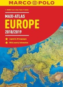 Okładka książki Maxi-Atlas Europa 2018/2019 1:750 000 MARCO POLO