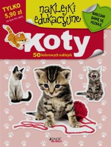 Okładka książki Naklejki edukacyjne - Koty