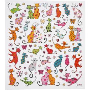 Opakowanie Naklejki Kotki