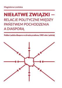 Okładka książki Niełatwe związki relacje polityczne między państwem pochodzenia a diasporą