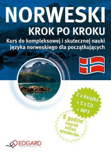 Okładka książki Norweski - Krok po kroku 5CD+MP3  EDGARD