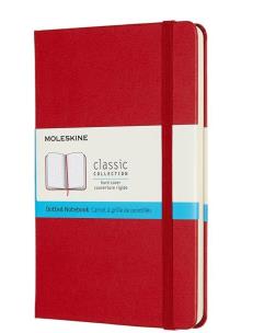 Opakowanie Notes Classic 11,5x18 tw. kropki scarlet red