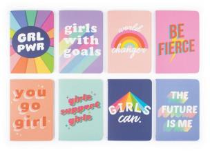 Opakowanie Notes mini Grl pwr zestaw (8szt)