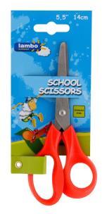 Opakowanie Nożyczki Lambo School z ergonomicznym uchwytem 14 cm 12 sztuk