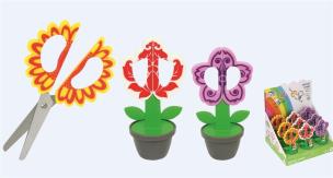 Opakowanie Nożyczki szkolne kwiatek - 13cm (9szt) FIORELLO