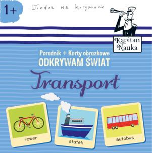 Odkrywam świat Transport Książka + Karty obrazkowe. Autor: Opracowanie zbiorowe. Multiszop.pl Okładka książki Odkrywam świat Transport Książka + Karty obrazkowe