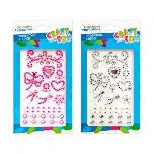 Opakowanie Ozdoby dekoracyjne samoprzylepne kryształki mix