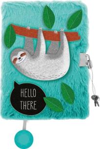 Opakowanie Pamiętnik z kłódką A5/96K 3D Leniwiec