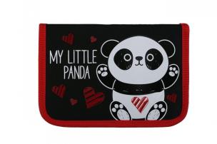 Opakowanie Piórnik dwuklapkowy bez wyposażenia Bambino- Panda