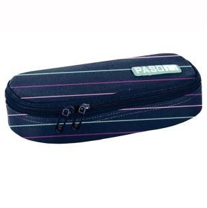Opakowanie Piórnik granatowy w paski