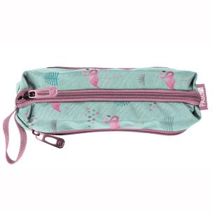 Opakowanie Piórnik trzykomorowy Flamingi