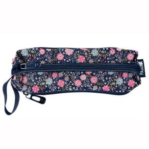 Opakowanie Piórnik trzykomorowy w kwiatki