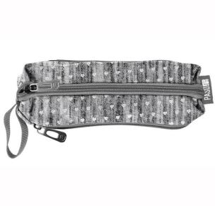 Opakowanie Piórnik trzykomorowy w serca szary