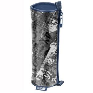 Opakowanie Piórnik tuba granatowo-szary