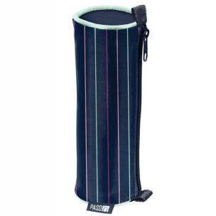 Opakowanie Piórnik tuba granatowy w paski